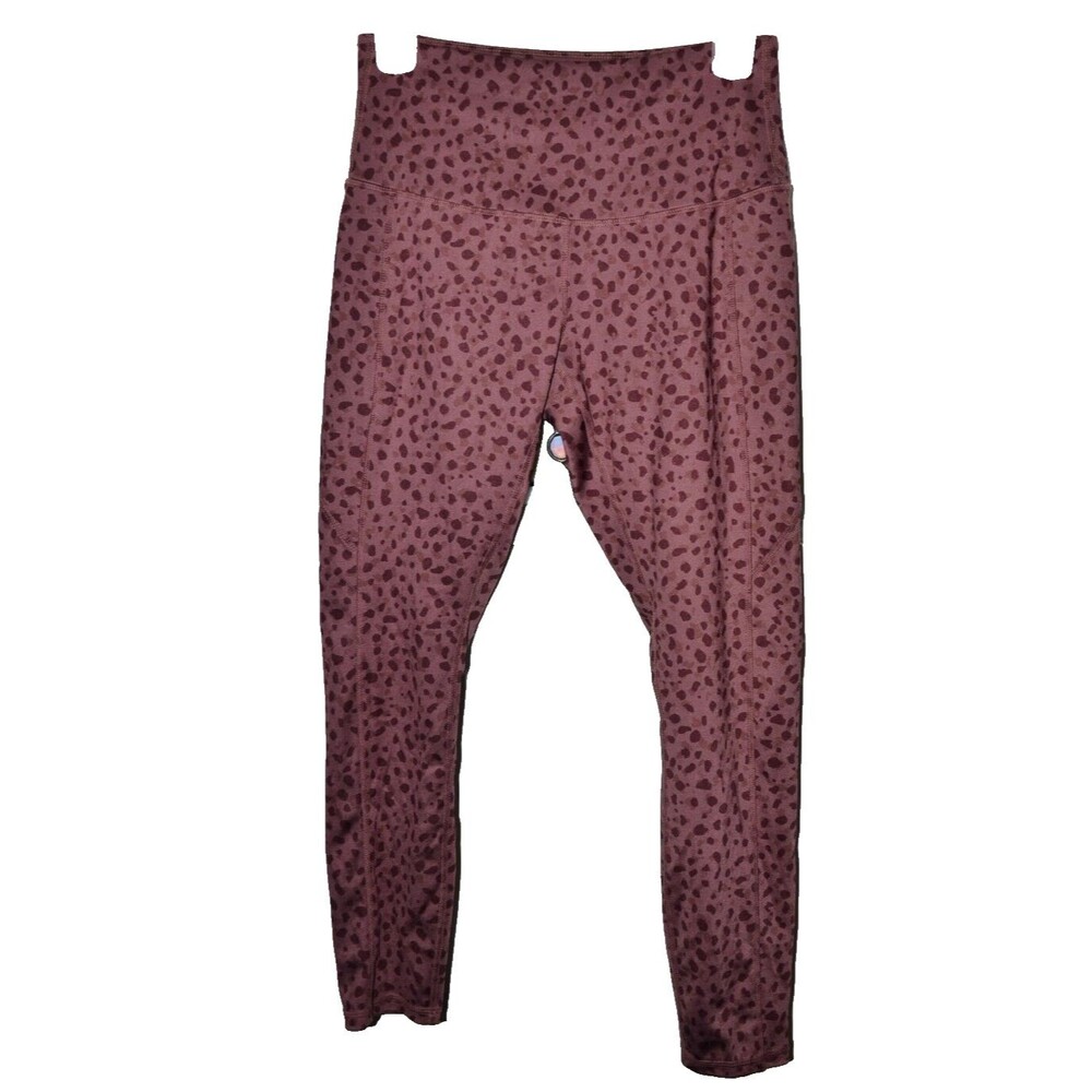 LEGEND Leggings Womens‎ M Animal Print Yoga Active Athleisure Pockets Stretch